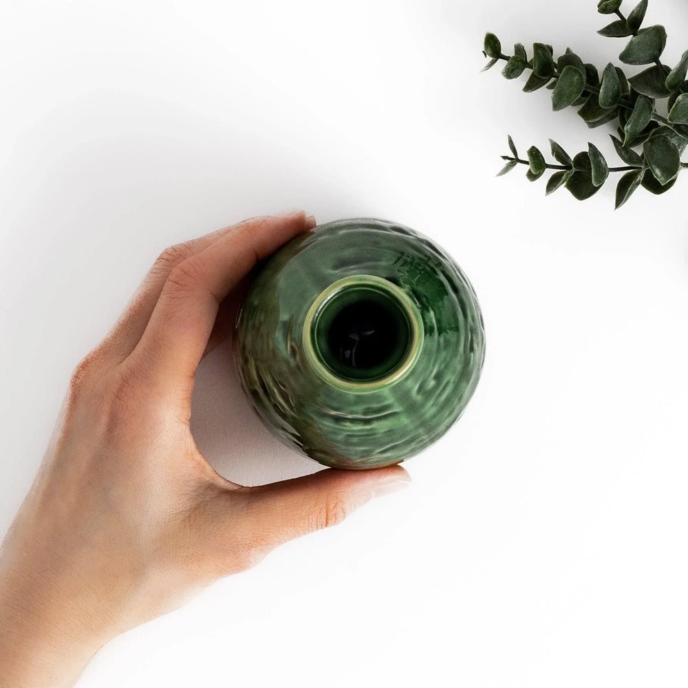 Deep Pine Sake Flask and Sake Cup Set - Image 3