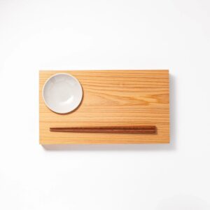 Hinoki Wood Sushi Plate Set