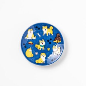 Playful Shiba Inu Sauce Dish