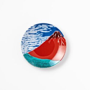 Hokusai Red Fuji Sauce Dish