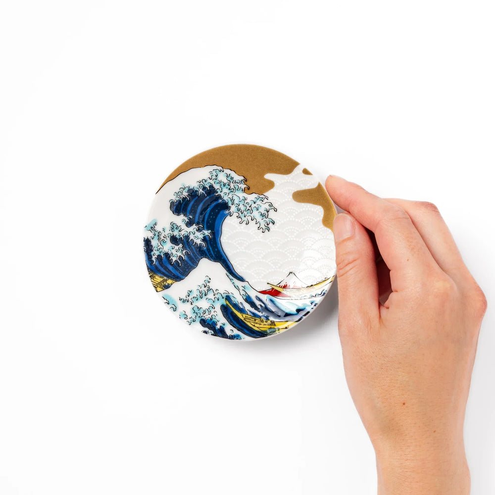 Hokusai Great Waves Sauce Dish - Image 2