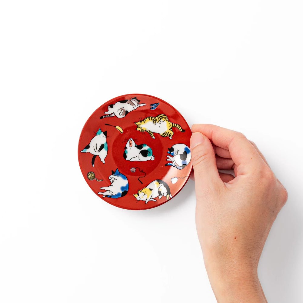 Playful Cats Sauce Dish - Image 2