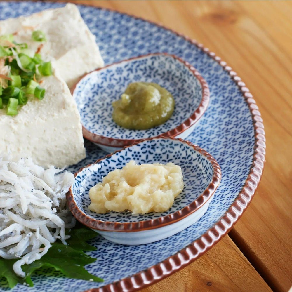 Dark Blue Sesame Square Sauce Dish - Image 2