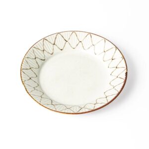 Rustic Diamond Weave Dessert Plate