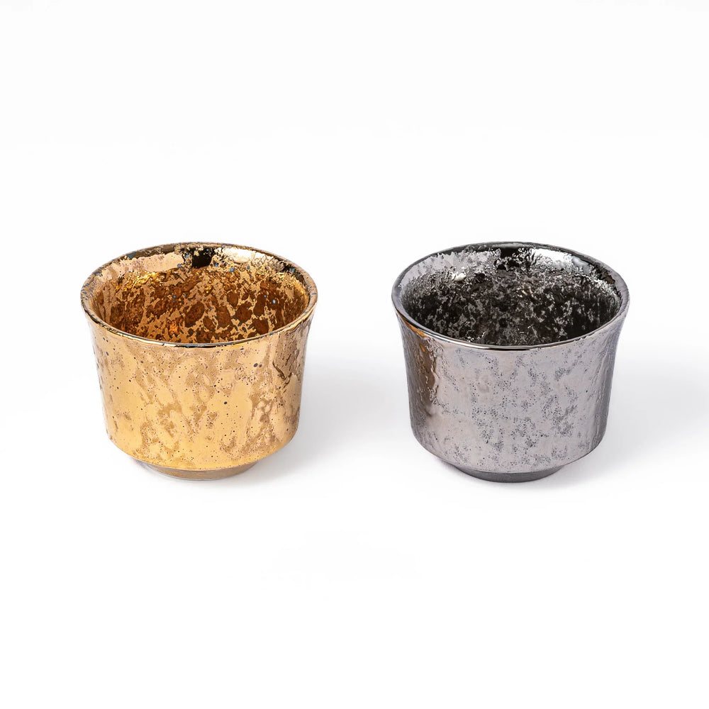 Gold and Silver Sake Cup Set - Image 3