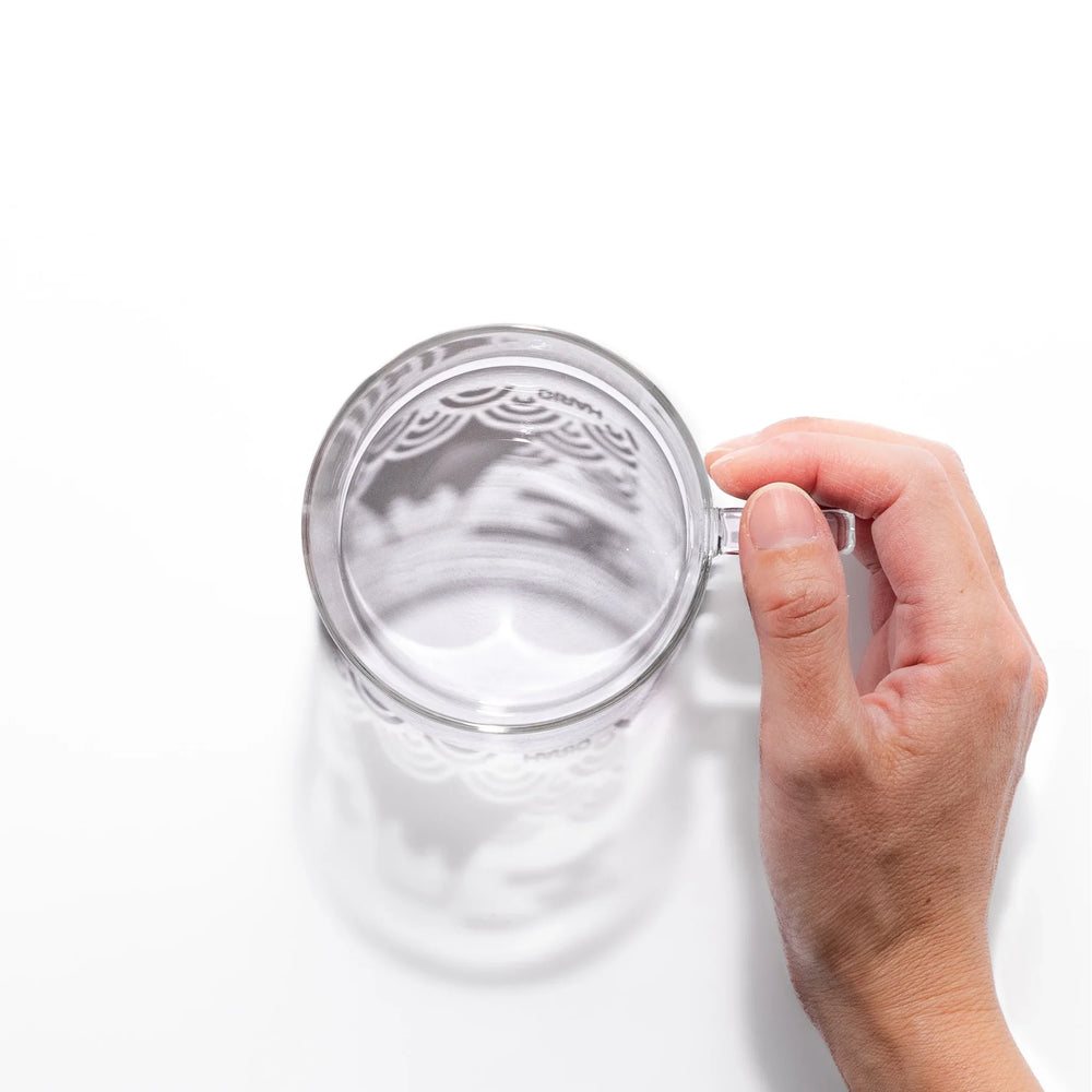 HARIO Mount Fuji Thermochromic Glass Mug - Image 2